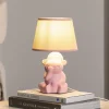 ONLI Monkey bordlampe, rosa, keramikk, 28 cm høy, E14| Bordlamper