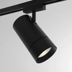 Molto Luce Mova S Volare GU10 skinnespotlight, svart Clearance