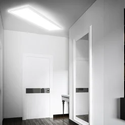 Briloner Move LED-panel, sensor, 98 x 20 cm, IP44, plast, hvit Hot