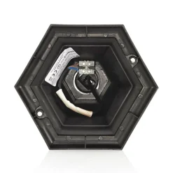 Lindby Nadesha sokkellampe, børstet gull| Sokkellamper