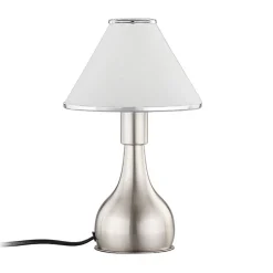 Lindby Nattbordlampe Ellen i glass og metall| Bordlamper