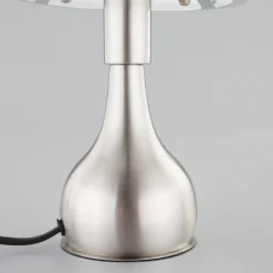 Lindby Nattbordlampe Ellen i glass og metall| Bordlamper