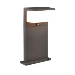 Trio Lighting Nestos LED-sokkelbelysning med bevegelsessensor, IP54| Utebelysning Med Sensor|Utebelysning Med Sensor