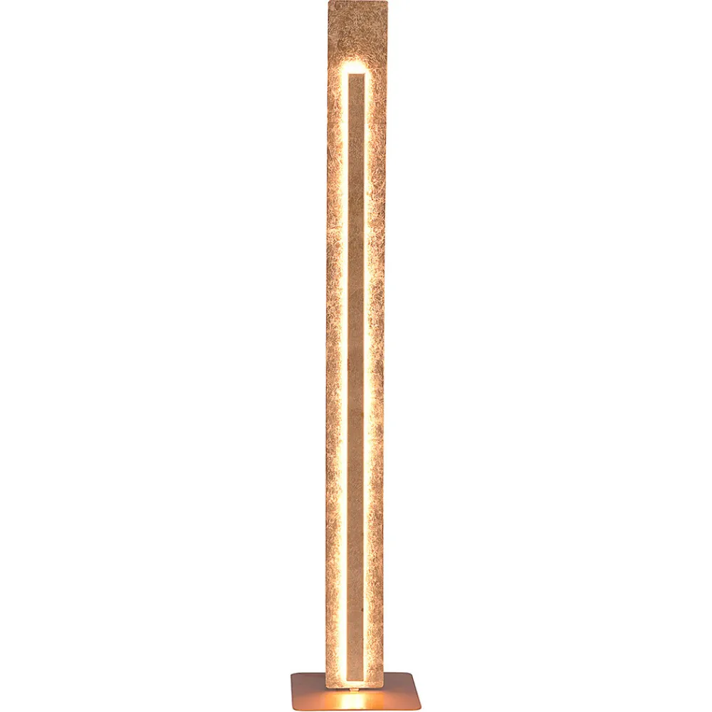 Paul Neuhaus Nevis - moderne LED-stålampe i bladgulloptikk Clearance