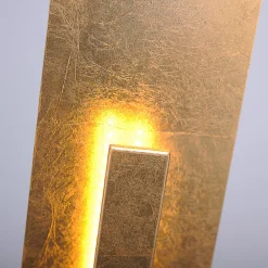 Paul Neuhaus Nevis - moderne LED-stålampe i bladgulloptikk Clearance