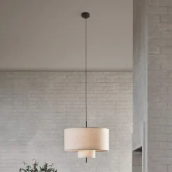 New Works Margin pendellampe i tekstil Ø 68 cm| Pendellamper