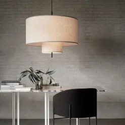 New Works Margin pendellampe i tekstil Ø 68 cm| Pendellamper