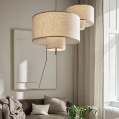 New Works Margin pendellampe i tekstil Ø 68 cm| Pendellamper