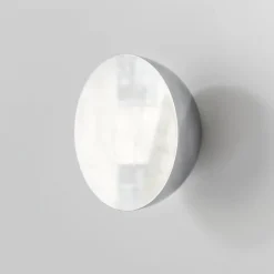 New Works Vegg speil Aura Small, Ø 10 cm, stål| Møbel Og Interiør