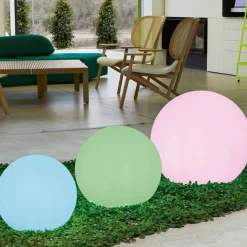 Newgarden Buly solcellelampe, flytende, Ø 40 cm| Dekorasjonsbelysning|Terrassebelysning