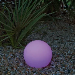 Newgarden Buly solcellelampe, flytende, Ø 40 cm| Dekorasjonsbelysning|Terrassebelysning