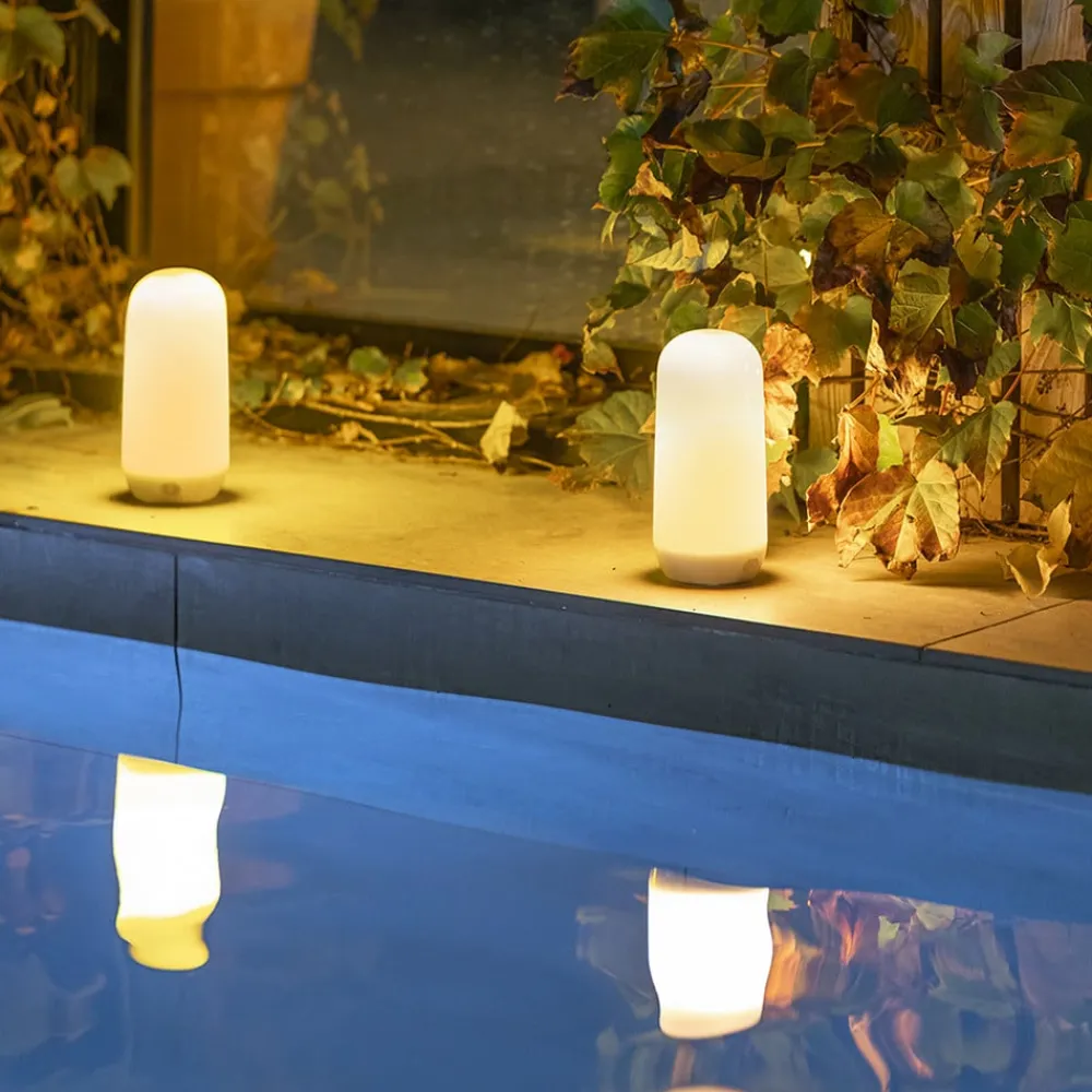 Newgarden Candy LED-bordlampe med flammeeffekt| Dekorasjonsbelysning|Terrassebelysning