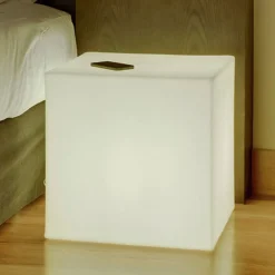 Newgarden Cuby dekorativ lyskube, høyde 20 cm| Dekorasjonsbelysning|Terrassebelysning