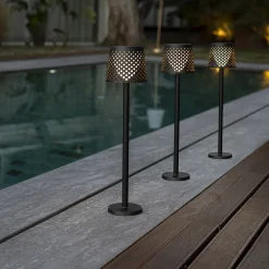 Newgarden Greta LED-solcellelampe, svart Hot