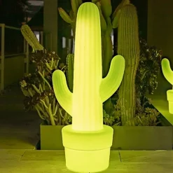 Newgarden kaktus gulvlampe, limegrønn| Julebelysning|Dekorasjonsbelysning