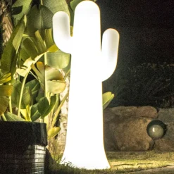 Newgarden Pancho LED-gulvlampe hvit med oppladbart batteri New