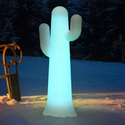 Newgarden Pancho LED-gulvlampe hvit med oppladbart batteri New