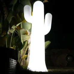 Newgarden Pancho LED-gulvlampe hvit med oppladbart batteri New