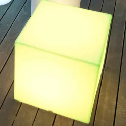 Newgarden solcellelampe Cuby kube, høyde 53 cm Clearance