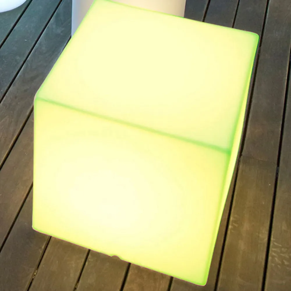 Newgarden solcellelampe Cuby kube, høyde 53 cm Clearance