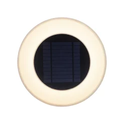 Newgarden Wally LED-vegglampe med solcellepanel, Ø 27 cm Hot