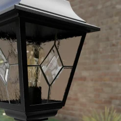 Elstead Norfolk sokkellampe, blyholdig glass| Sokkellamper