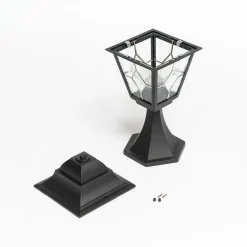 Elstead Norfolk sokkellampe, blyholdig glass| Sokkellamper