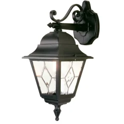 Elstead Norfolk utendørs vegglampe, blyholdig glass| Vegglamper Utendørs