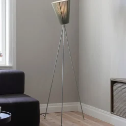 Northern Oslo Wood gulvlampe lysegrå/olivengrønn| Gulvlamper