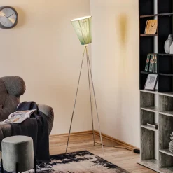 Northern Oslo Wood gulvlampe, hvit/lyseblå Best