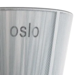 Northern Oslo Wood gulvlampe, hvit/lyseblå Best