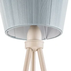 Northern Oslo Wood gulvlampe, hvit/lyseblå Best