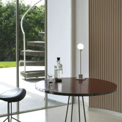 Northern Snowball bordlampe, hvit