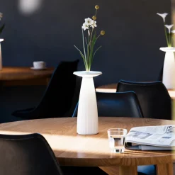 Sigor Nuflair LED-bordlampe, hvit, IP54, dimbar, 24 cm Hot