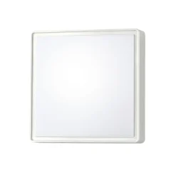 Fabas Luce Oban vegglampe, 30 cm x 30 cm, 2 x E27, hvit, IP65 Sale