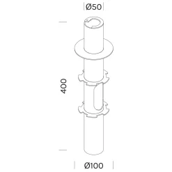 OLEV bakkefeste for sokkellampe Grounding Hot