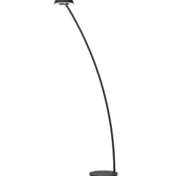 Oligo Glance LED-gulvlampe bøyd, svart matt| Gulvlamper