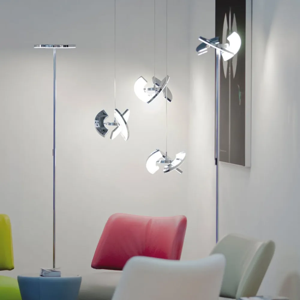 Oligo Trinity LED-gulvlampe, 3 bevegelige segment| Gulvlamper