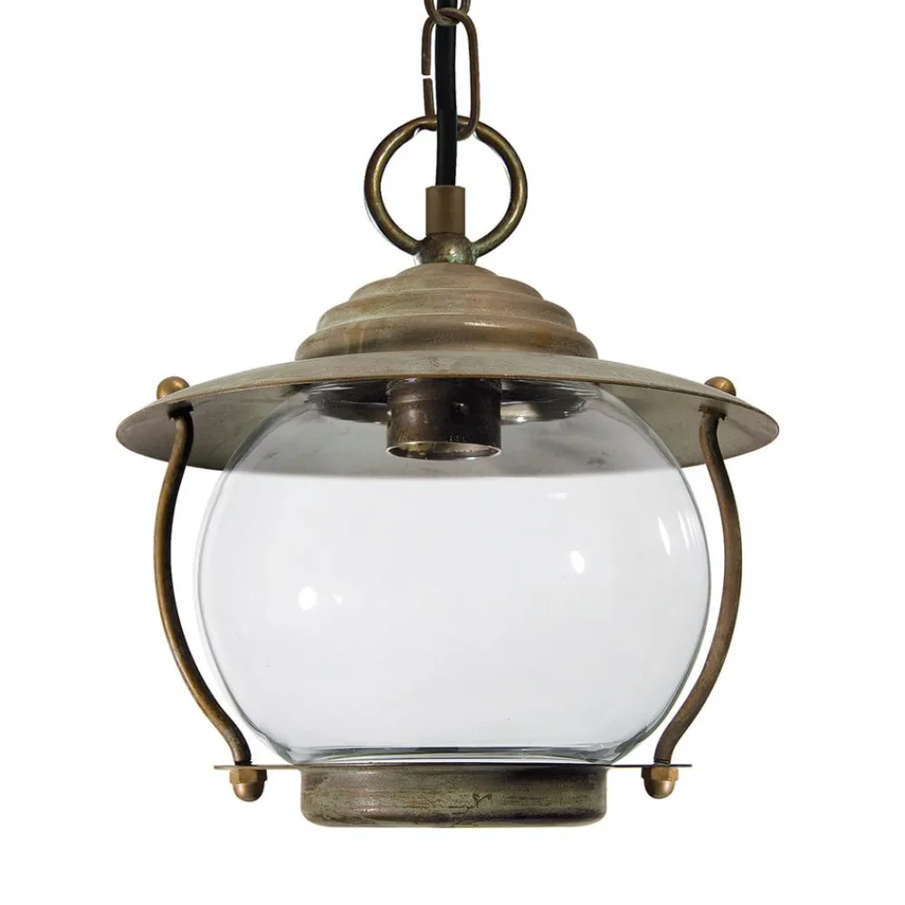 Moretti Luce Olivia utendørs pendellampe, saltvannsresistent, IP44, messing| Pendellamper Utendørs