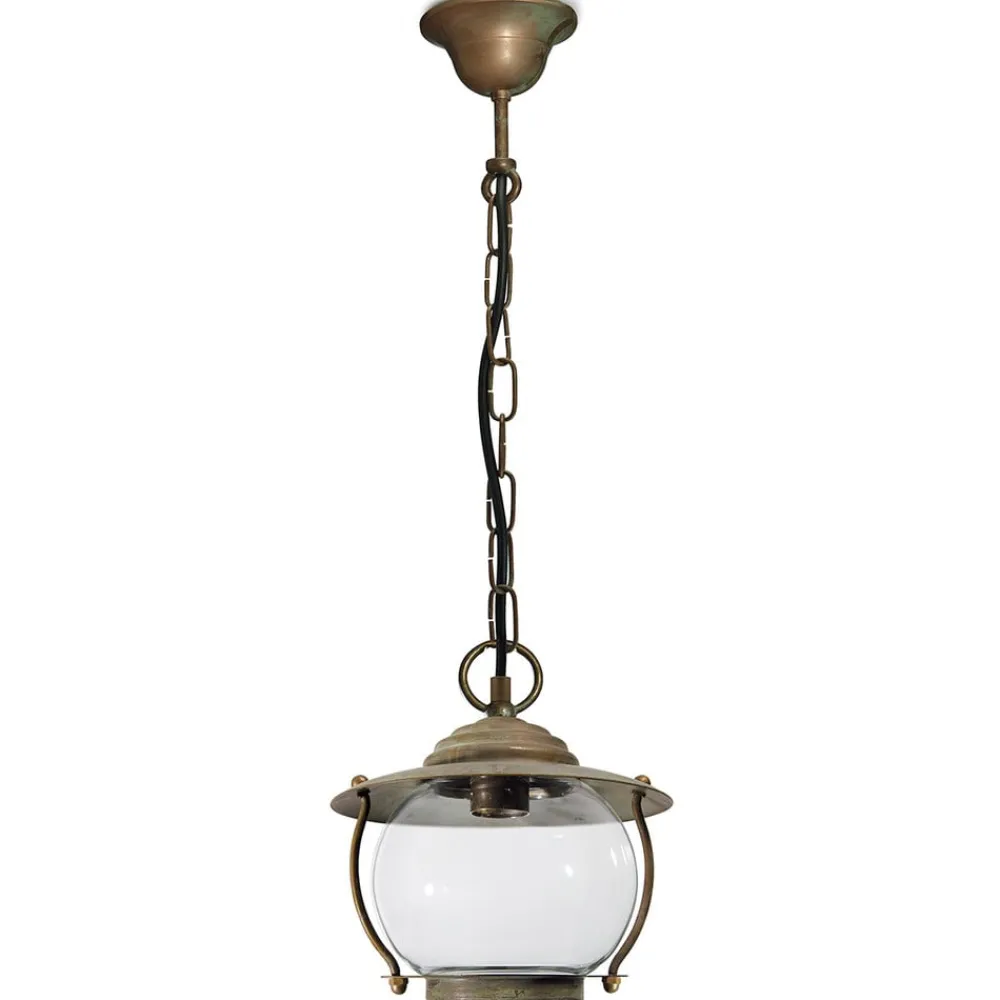 Moretti Luce Olivia utendørs pendellampe, saltvannsresistent, IP44, messing| Pendellamper Utendørs