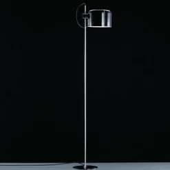 Oluce Coupé - gulvlampe i tidløs design, svart| Gulvlamper