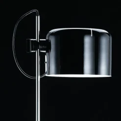 Oluce Coupé - gulvlampe i tidløs design, svart| Gulvlamper