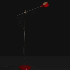 Oluce G.O. 352 LED-gulvlampe, skarlagenrød| Gulvlamper