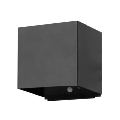 FH Lighting Oppladbar LED-vegglampe Magnetics, svart, 120°, opp/ned, sensor Sale