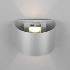 Reality Leuchten Oppladbar LED-vegglampe Talent, titanfarget, bredde 16 cm Hot