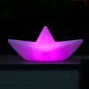 Goodnight Light Oppladbart LED-lys BOAT-lampen, flyteklar, RGBW| Dekorasjonsbelysning|Terrassebelysning