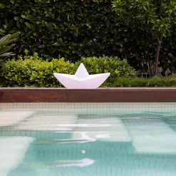 Goodnight Light Oppladbart LED-lys BOAT-lampen, flyteklar, RGBW| Dekorasjonsbelysning|Terrassebelysning