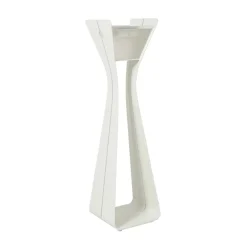 Les Jardins Osmoz LED-solcellelampe i aluminium, 175 cm, hvit| Solcellelamper