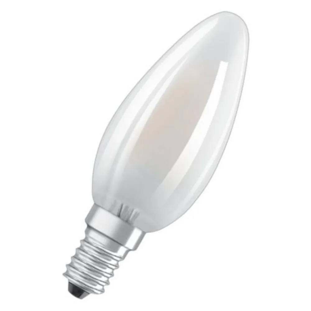 OSRAM Classic B LED-pære E14 4 W 4 000 K matt 2-er Clearance