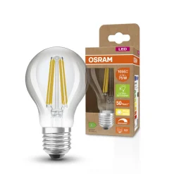 OSRAM Classic LED-pære E27 5,7W 827 filament dim| E27 Pærer|Dimbar Led-Pære